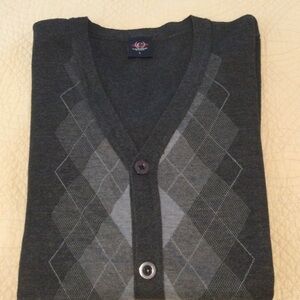 🎄🎅 New Cambridge Classic Men's Gray Sweater